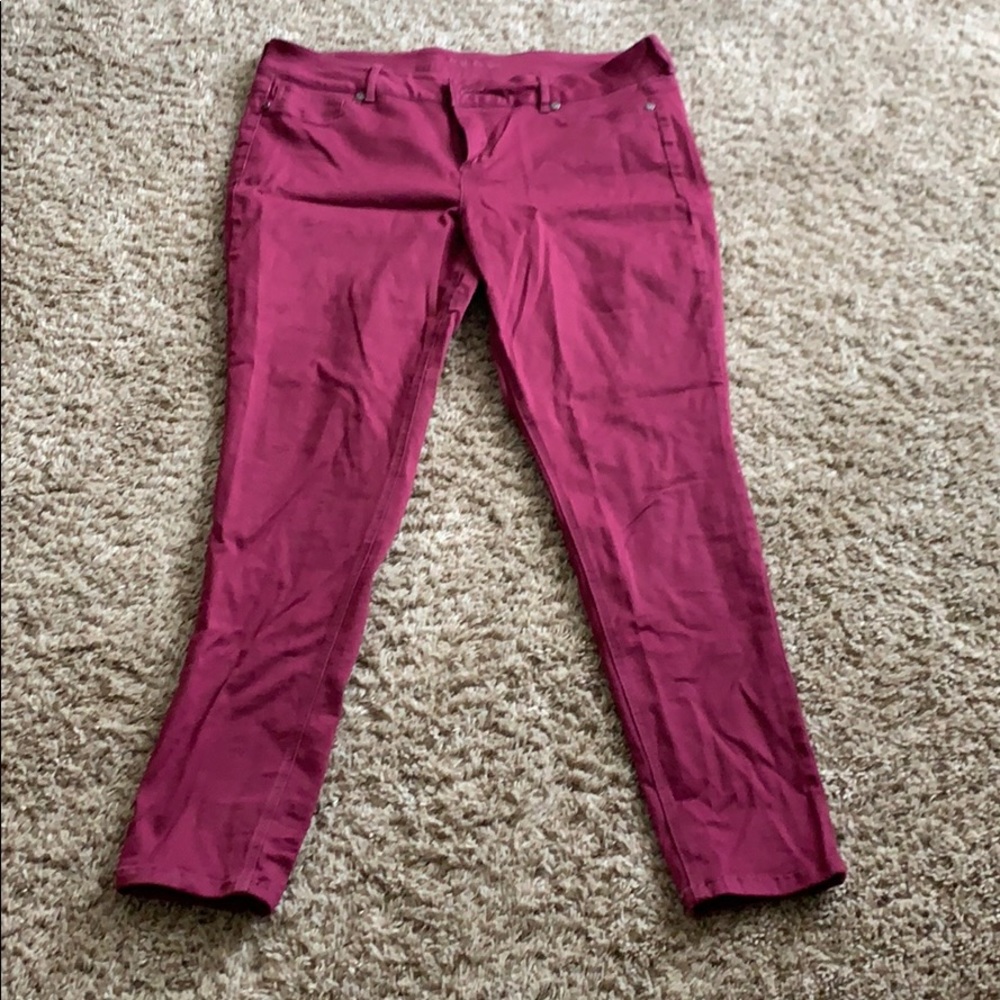 Maroon pants